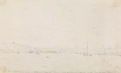 Dans la rade de Cowes, 6 juin 1826, depuis le 