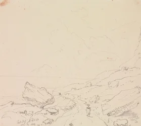 Glissement de terrain, Île de Wight, 13 août 1829