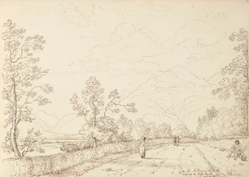 Sur la route de Killarney menant au château de Ross, 4 septembre 1841