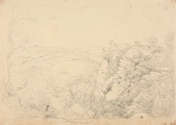 Croquis des rochers de Chudleigh, Devon