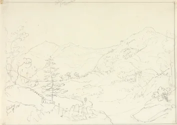 Skiddaw depuis Borrowdale, samedi 27 juin 1835