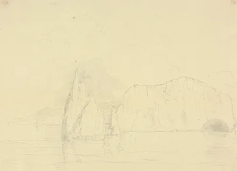 Les Aiguilles et les falaises de Freshwater, île de Wight