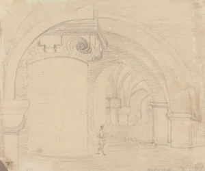 Souterrain, cathédrale de Canterbury