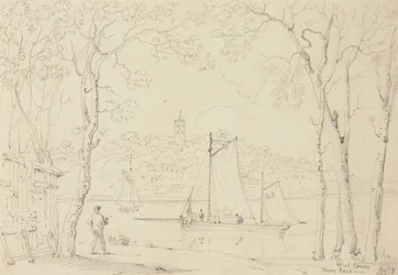 West Cowes, depuis l