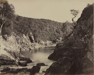 Paysage fluvial, Écosse, vers 1858