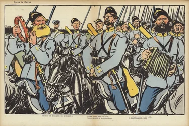 Visite du président Loubet en Russie, illustration pour Le Rire