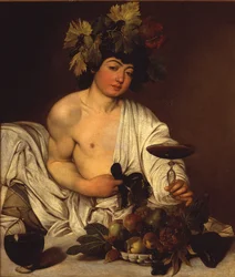 Italien : Bacco adolescente Le Bacchus adolescent