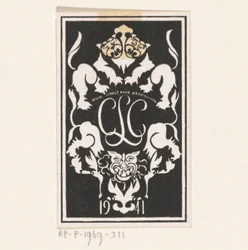 Ex libris de Carel Lion Cachet