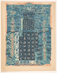 Page de calendrier mai 1899
