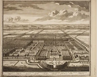 Château de plaisance de Frederik Henrik à Hornslaardyck près de Gravesand