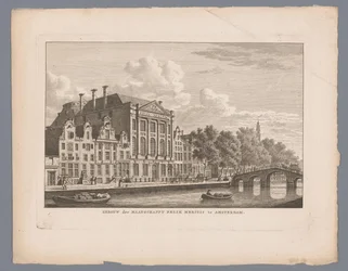 Vue sur Felix Meritis à Amsterdam