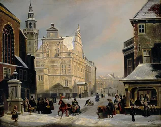 Hôtel de ville, La Haye, 1853