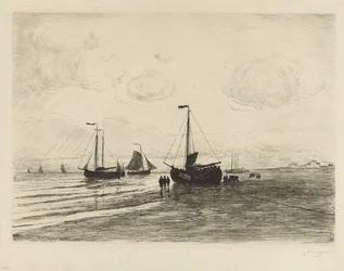 Sur la plage à Katwijk