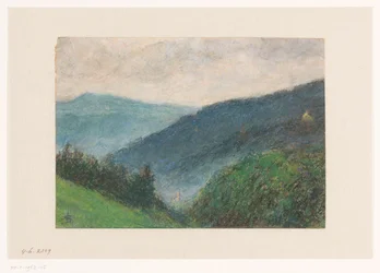 Paysage vallonné près de Baden-Baden