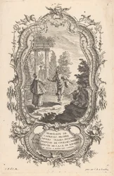 Couple dansant (Figurines dans des paysages)