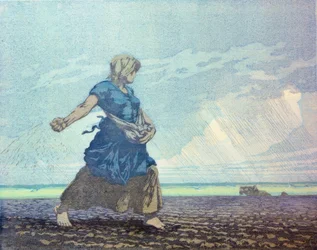 Femme semant