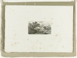 Paysage avec pont sur un ruisseau (Seize paysages)