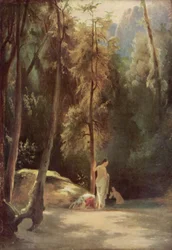 Baigneuses dans le parc de Terni