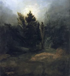 Mémorial dans la forêt