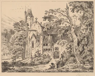 Le monastère dans la forêt
