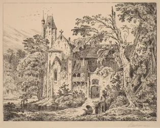 Le monastère dans la forêt