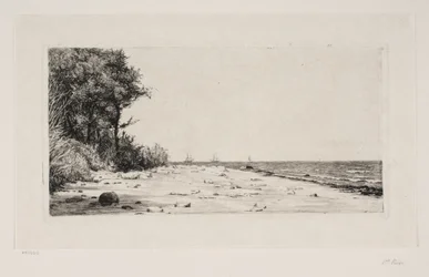 De la côte nord de la Zélande. La plantation de Hornbæk
