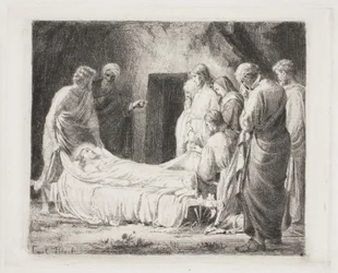 La mise au tombeau du Christ