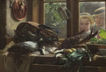Nature morte avec poisson