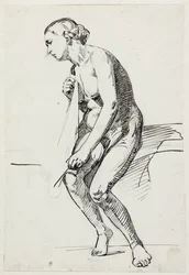 Études pour la peinture du musée "La fille de Jaïre"