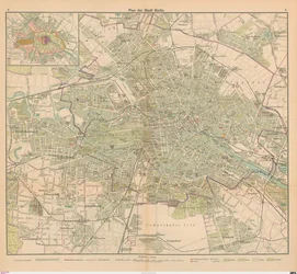 Plan de la ville de Berlin