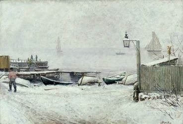 Jour de décembre à Drøbak
