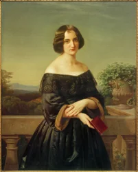 Marie Wiegmann / Peinture de Carl Ferdinand Sohn