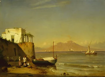Vésuve vu de Capri
