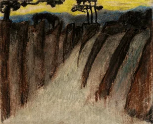 Sans titre (paysage crépusculaire)