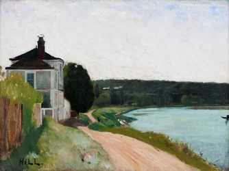 Villa à Seine, Bois-le-Roi. Fontainebleau