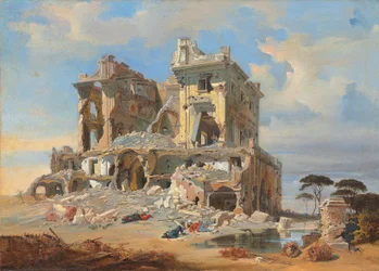 La bataille du Casino dei Quattro Venti pendant le siège de Rome, 1849