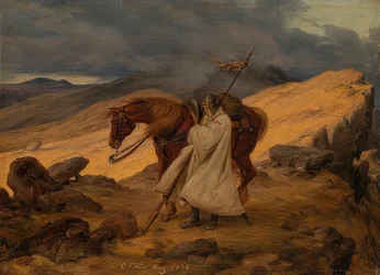 Croisé en sentinelle dans les montagnes. 1836