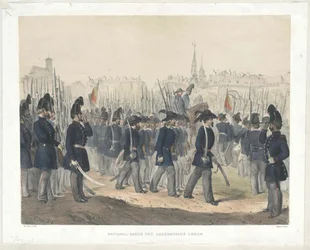 Garde nationale et Légion académique