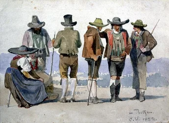 Une étude de groupe à Botzen