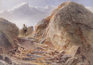 Au pied du Watzmann, Hautes-Bavaroises, 1857