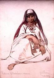 Fadine, une femme bédouine