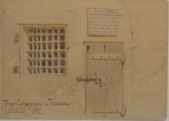 La prison de Jasso à Ferrare, 1852