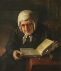 Martin Joseph Routh, président du Magdalen College, 1850