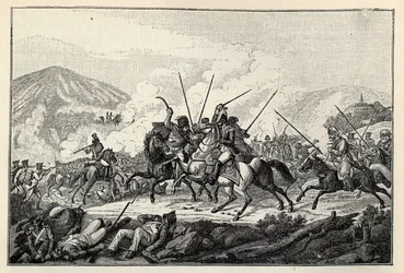 Capture du général Vandamme à la bataille de Kulm le 30 août 1813