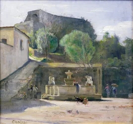À la fontaine, Italie