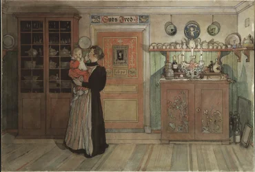 Entre Noël et le Nouvel An, de la série A Home, c.1895