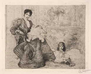 Dora Lamm et ses fils