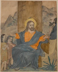 Jésus bénissant les enfants