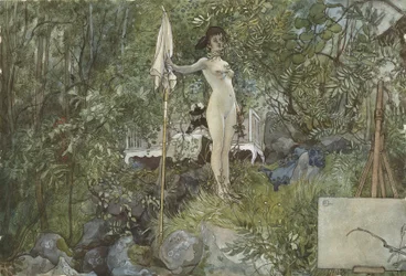 Atelier en plein air, de la série A Home, c.1895