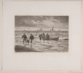 Danish : La prise est ramenée sur le rivage